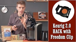 Keurig 20 quick amp easy hack with DRM Freedom Clip use any KCup  Presto Chef [upl. by Ynnad866]