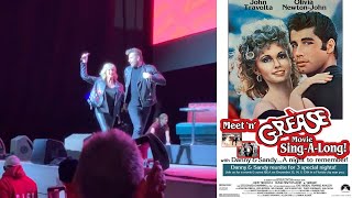 Grease Olivia NewtonJohn and John Travolta SingAlong Interview QampA in Jacksonville Florida Pt 14 [upl. by Birkle295]