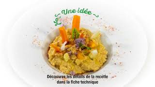 Une idée légumineuse  Le houmous [upl. by Anirehc]