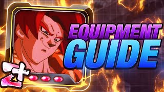 HOW TO Z amp MAX YOUR ITEMS THE COMPLETE EQUIPMENT GUIDE Dragon Ball Legends [upl. by Belia]