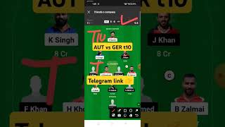 aut vs ger dream11 predictionaut vs ger dream11 teamaut vs ger ecc t10 dream11 team of today match [upl. by Car]