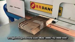 cardboard edge protector Angle board corner board cutting tool machine [upl. by Loren709]