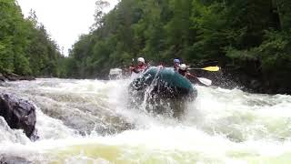 Kennebec River Rafting 81017 [upl. by Enelkcaj]