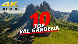 Val Gardena TOP 10 places to visit  Dolomites  AltoAdige  Italy 4K [upl. by Adnorat]