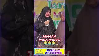 JAMAAH PADA NANGIS 😭😭😭  Ustadzah Liza Azizah LC terbaru merdu muda terharu sedih [upl. by Xanthe]