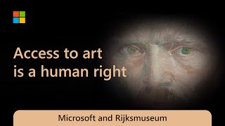 Harnessing the power of AI to make art accessible for all  Microsoft and Rijksmuseum [upl. by Acinorej]