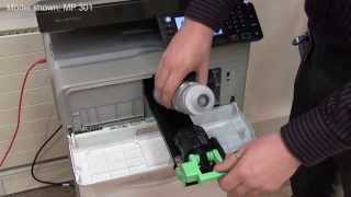 Training  Replacing toner on a Ricoh MP 301 MP 2001 MP 2501  Ricoh Wiki [upl. by Meghan111]