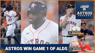 Astros up 10 in ALDS after Game 1 victory [upl. by Noremac]