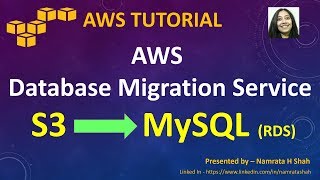 AWS Tutorial  AWS Database Migration Service DMS  Migrate data from S3 to MySQL [upl. by Ehrman]