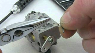 Walbro Carburettor metering spring replacement Tutorial [upl. by Anitnahs]