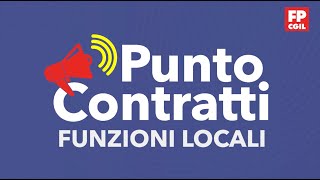 Punto Contratti  Funzioni Locali [upl. by Jerz]