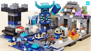 レゴ マインクラフト ディープダークの戦い 21246 ／ LEGO Minecraft The Deep Dark Battle Speed Build amp Review [upl. by Norted]