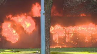 Großbrand Kerzenhandlung in BedburgHau [upl. by Adnamal]