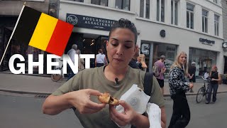 120 hours in Ghent 🇧🇪 BELGIAN FOOD Tour [upl. by Daggett164]