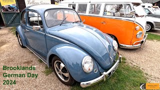 Brooklands German Day 2024 VW Beetles [upl. by Adena]