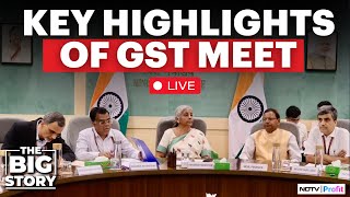 Top Highlights Of GST Meet I GST Council Meeting Outcome LIVE I GST News Today I GST Meet Today LIVE [upl. by Lucius]