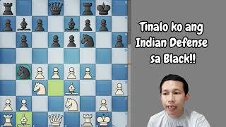 Tinalo ko ang Indian Defense na mai 2100 Rating chess [upl. by Plerre538]