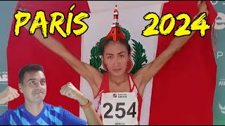 Thalia Valdivia clasificada con record nacional de PERU a París 2024 [upl. by Gula92]