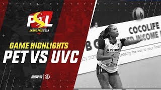 Highlights Petron vs United VC  PSL Grand Prix 2019 [upl. by Irmo]