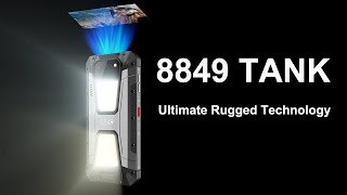 8849 TANK 2  The First Rugged Smartphone with a Builtin Laser Projector [upl. by Abraham690]