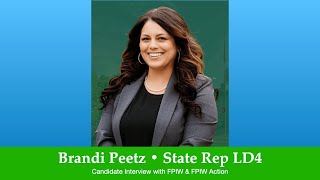 Brandi Peetz LD 4 State Rep Pos 2 candidate [upl. by Ativla]