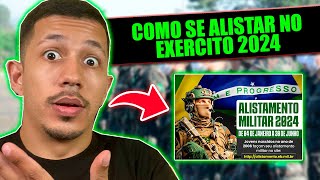 COMO SE ALISTAR COMPLETO PASSO A PASSO 2024 [upl. by Dewain677]