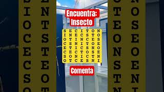 Busca Insecto sopadeletras [upl. by Center444]