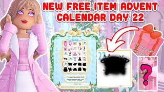 NEW FREE ITEM Advent Calendar Day 22 Royale High Update [upl. by Inamik]