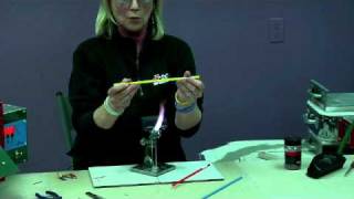 Flameworking How to Pull Glass Stringer [upl. by Danell]