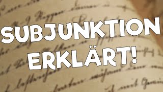 Subjunktion einfach erklärt in Deutsch [upl. by Mirielle]