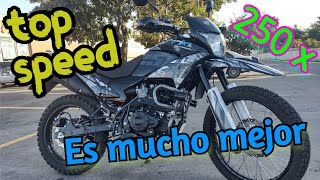 DM 250x Top Speed review mejoro mucho [upl. by Eelyrehc311]