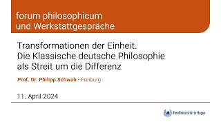 Forum Philosophicum 11 April 1630 Uhr [upl. by Wehner]