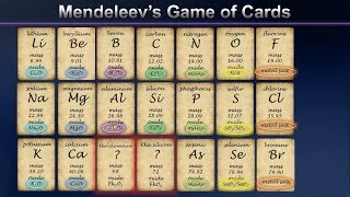 Mendeleevs Game of Cards and the Birth of the Periodic Table [upl. by Pouncey]