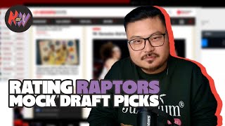 Rating NBA Mock Draft Picks for the Toronto Raptors [upl. by Aihsenat440]