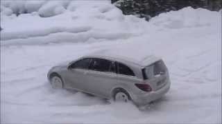 Mercedes R Class in Austrias Winter Snow 2017 [upl. by Lenoyl]