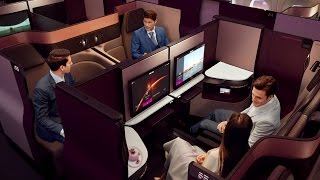 Introducing Qsuite  Qatar Airways New Business Class [upl. by Anelet]