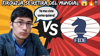 FIROUZJA SE RETIRA DEL MUNDIAL RÁPIDO Y BLITZ😱🔥  Cómo va la carrera por el Torneo de Candidatos 🤔 [upl. by Eidnak26]