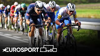 Brugge De Panne  Mens Highlights  Cycling  Eurosport [upl. by Airdnax316]