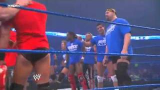 Bragging rights Big Show Rey Mysterio amp Kofi Kingston vs The Miz Sheamus amp Ezekiel Jackson [upl. by Hawley]