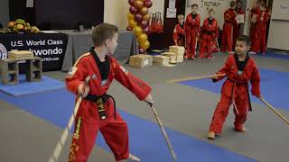 USWC Taekwondo Sandy Leadership Demo [upl. by Huxley821]