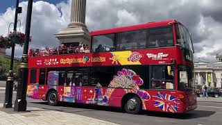 Buses at Trafalgar Square June 2024 [upl. by Tneciv]