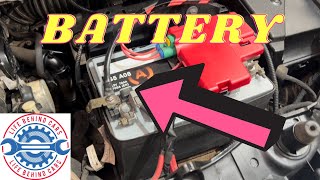 Mercedes Citan Diesel 2017 Battery Location [upl. by Arimat966]