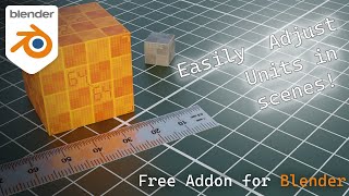 Master Your Blender Units for FREE with GH Scale Master – Game amp 3D Print Ready blender addon [upl. by Verras]