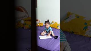 Korattai laa viduraan😳🤣 Nadigan da🤣🔥 funny cutebaby love [upl. by Atterg814]