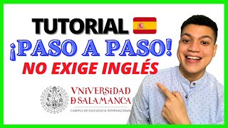 ✅Becas para estudiar la UNIVERSIDAD en el extranjero SIN INGLES  Beca de PREGRADO U Salamanca [upl. by Graubert]