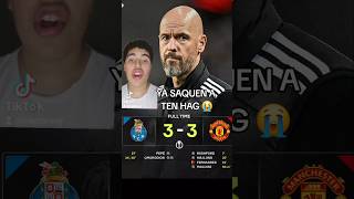 El United empata vs Porto de Milagro manchesterunited europaleague tenhag futbol trending fyp [upl. by Amena]