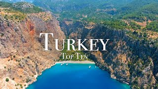 Top 10 Places To Visit In Turkey  4K Travel Guide [upl. by Tabbitha]