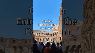 The Gladiator Entrance colosseum ancientrome gladiator2 romanempire rome ancientcivilizations [upl. by Conias]