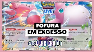 FOFURA DUPLA  DECK CHANSEY WIGGLYTUFF EX  POKEMON TCG [upl. by Itsirk219]