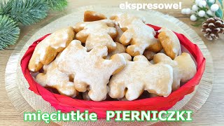 Ekspresowe i mięciutkie pierniczki w 15 minut 👌 najlepszy przepis na pyszne ciasteczka świąteczne 🎅 [upl. by Kessel]